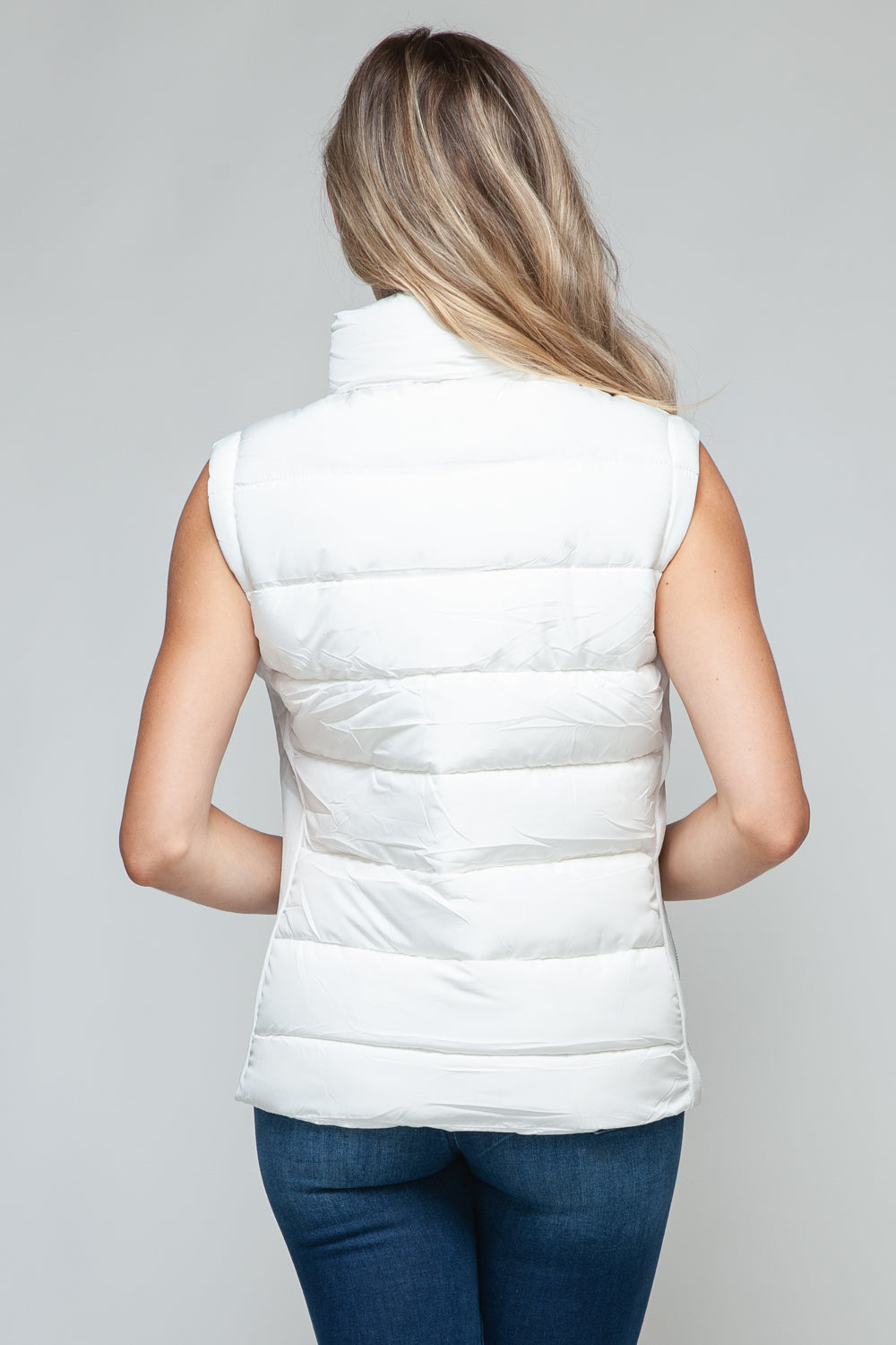 Snobbish Zip Up Turtleneck Vest with Pockets